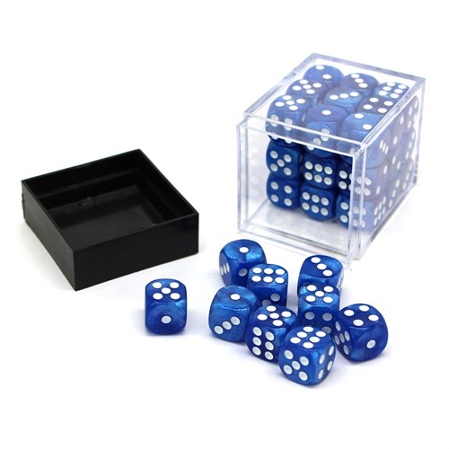 Dice Set 36 pcs. D6 Blue - photo 30640