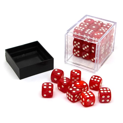 Dice Set 36 pcs. D6 Red - photo 30646
