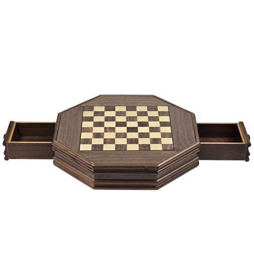 Gift Chess Set Classic Lacquered with Drawer - photo 30913