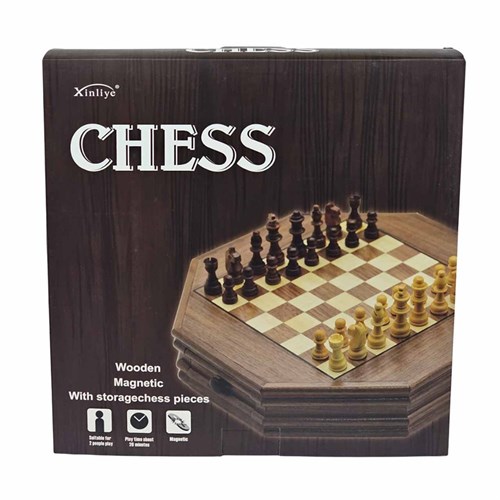 Gift Chess Set Classic Lacquered with Drawer - photo 30915