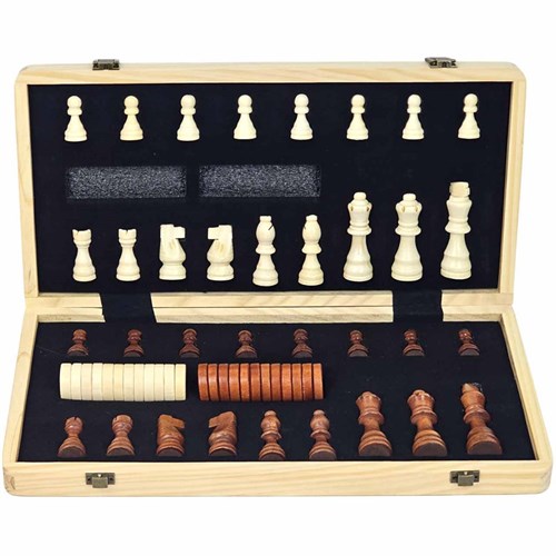 Chess Set + Draughts - photo 30921