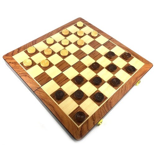 Chess Set + Draughts Gift 39×39 cm - photo 30977