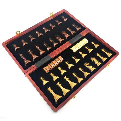 Chess Set + Draughts Gift 39×39 cm - photo 30978