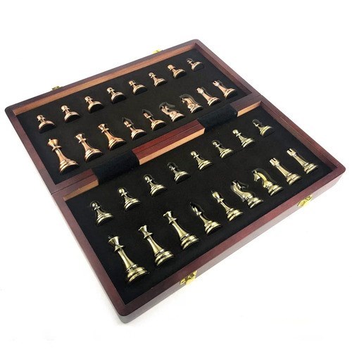 Gift Chess Set Metal 39×39 cm - photo 30989