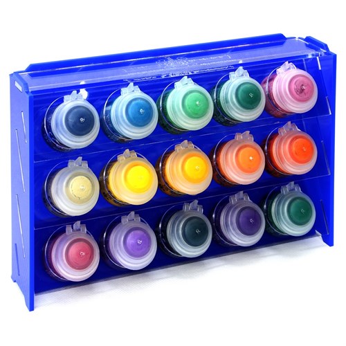 OW MK-1 Plastic Paint Rack — 15 Citadel Pots, Blue - photo 31003