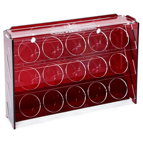 OW MK-1 Plastic Paint Rack — 15 Citadel Pots, Burgundy - photo 31007
