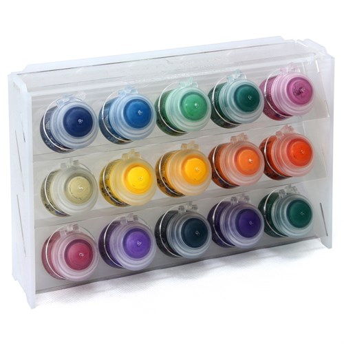 OW MK-1 Plastic Paint Rack — 15 Citadel Pots, Milk White - photo 31009