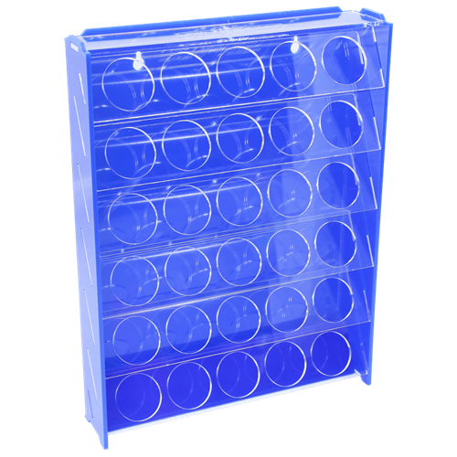 OW MK-1 Plastic Paint Rack — 30 Citadel Pots, Blue - photo 31022