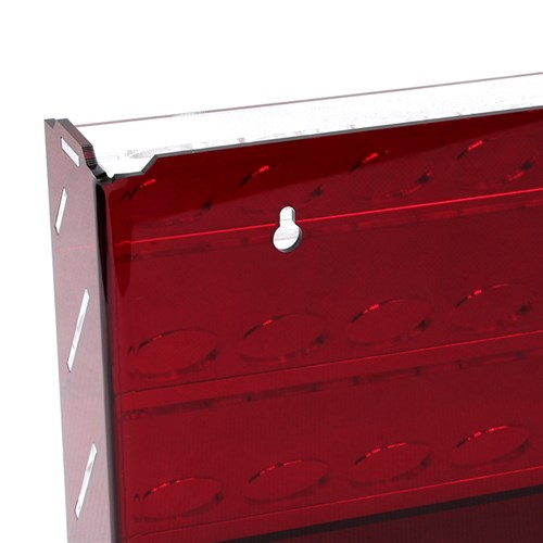 OW MK-1 Plastic Paint Rack — 36 Vallejo Bottles, Burgundy - photo 31048