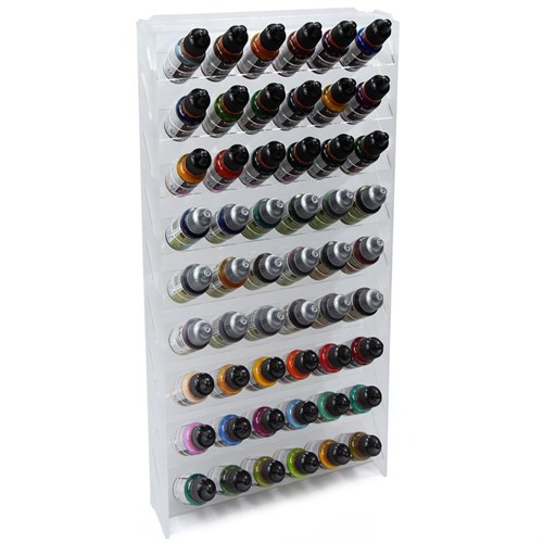 OW MK-1 Plastic Paint Rack — 54 Vallejo Bottles, Milk White - photo 31052