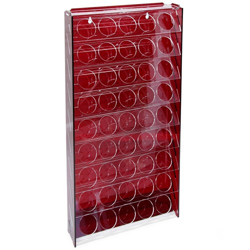 OW MK-1 Plastic Paint Rack — 45 Citadel Pots, Burgundy - photo 31059