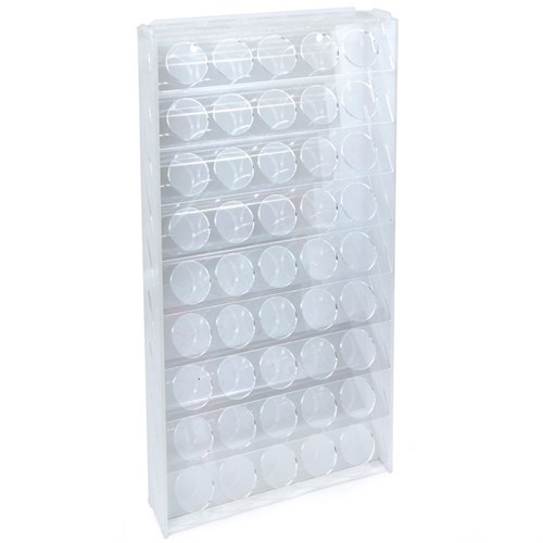 OW MK-1 Plastic Paint Rack — 45 Citadel Pots, White - photo 31068