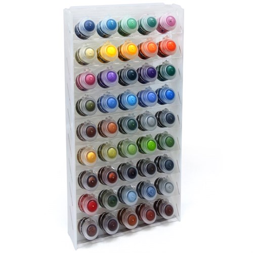 OW MK-1 Plastic Paint Rack — 45 Citadel Pots, Milk White - photo 31070