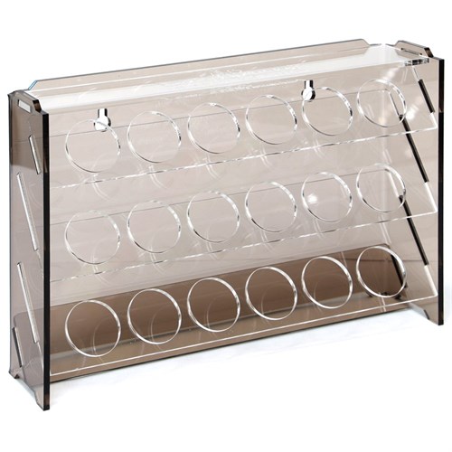 OW MK-1 Plastic Paint Rack — 18 Vallejo Bottles, Brown - photo 31076