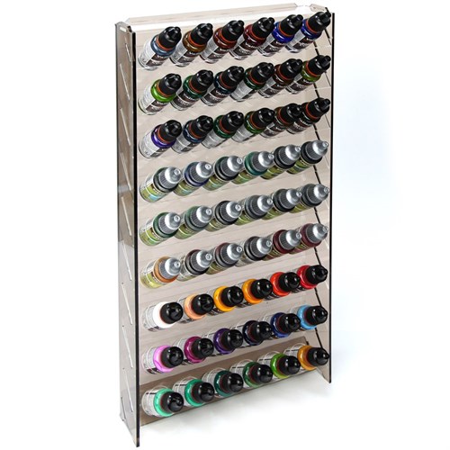 OW MK-1 Plastic Paint Rack — 54 Vallejo Bottles, Brown - photo 31077