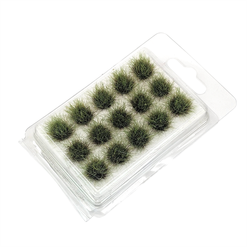 Scenic Grass Medium Green - 15pcs 8×10 mm - photo 31115