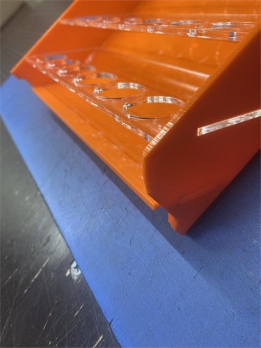 OW MK-1 Plastic Paint Rack — 36 Vallejo Bottles, Orange - photo 31258