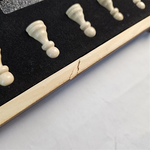 Chess and Draughts Set Gift Magnetic Wooden (Clearance) - photo 31262