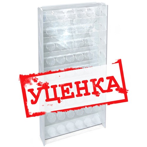 OW MK-1 Plastic Paint Rack — 54 Vallejo Bottles, White - photo 31267