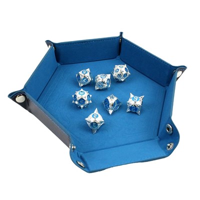 Dice Tray для кубиков TORNSCAPE DND Черный с синим - фото 7779