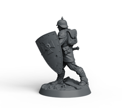 Tornscape – Line Soldier with Mace - фото 8563