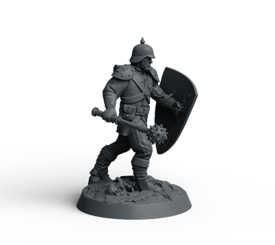 Tornscape – Line Soldier with Mace - фото 8564