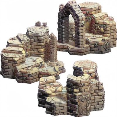 Набор ландшафта «Руины Весторна» (3шт) - photo 8616