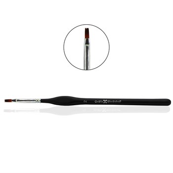 OW Expert Flat Synthetic Brush, No. 2