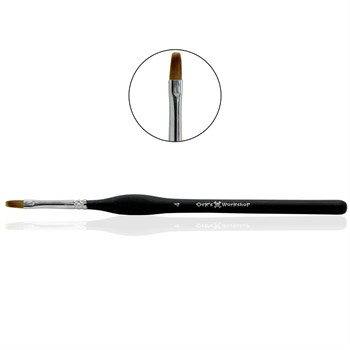 OW Expert Flat Kolinsky Brush, No. 4