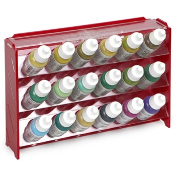 Plastic stand OW red for paints 18 jars Mk-1 (Vallejo)