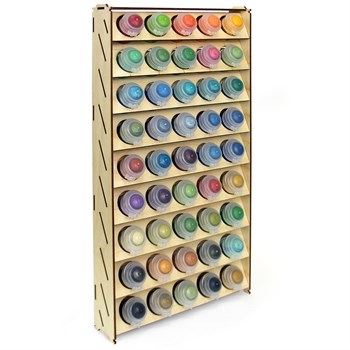 OW plywood paint stand for 45 cans Mk-2 (Citadel)