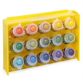 Plastic stand OW yellow for paints 15 jars Mk-1 (Citadel)