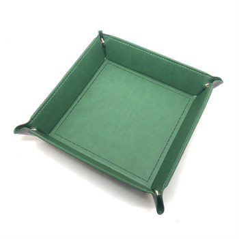 Dice Tray Square Green-Black