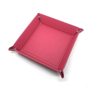 Dice Tray Square Dark Pink