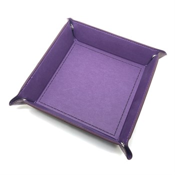 Dice Tray Square Purple Brown