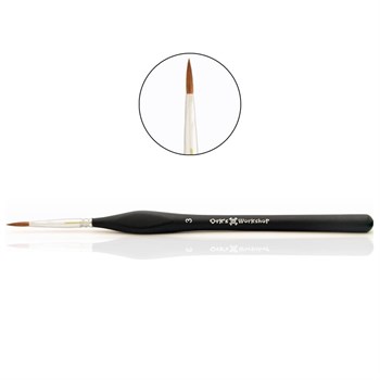 OW Expert Round Kolinsky Brush, No. 3
