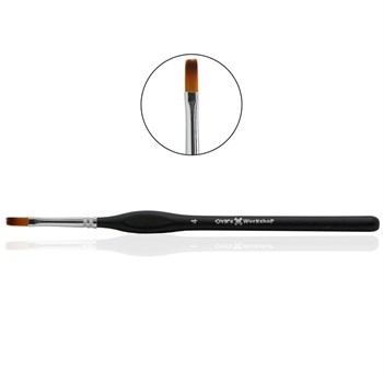 OW Expert Flat Synthetic Brush, No. 4