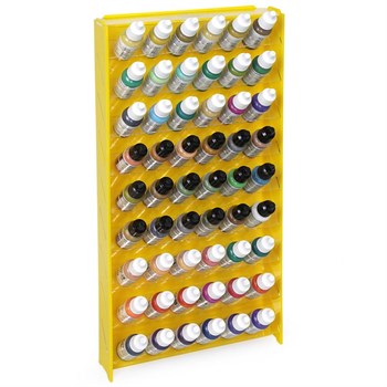 OW Plastic Rack Yellow for Paints 54 Bottles Mk-1 (Vallejo)