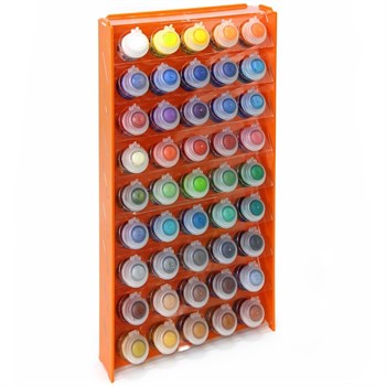 OW Plastic Rack Orange for Paints 45 Bottles Mk-1 (Citadel)