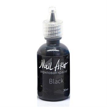 Nail Art Paint OW Black 30 ml. Nail Art