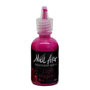 Nail Art Paint OW Light Magenta 30 ml. Nail Art