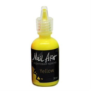 Nail Art Paint OW Yellow 30 ml. Nail Art