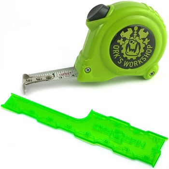 Set Measuring Accessories for Infinity: Tape Measure + Ruler (Green) OW