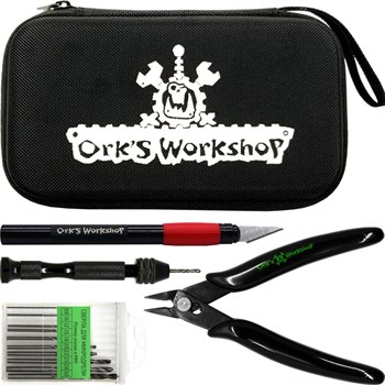 Modelling Tool Set OW (Knife+Drill+Cutters) in Case "Standard Plus" (Black)