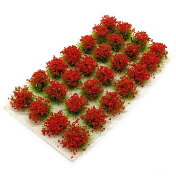 Scenic Flower Tufts Red - 28pcs 10 mm