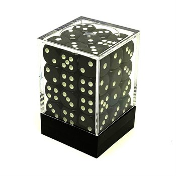 Dice Set 36 pcs. D6 Black 12 mm