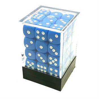 Dice Set 36 pcs. D6 Light Blue 12 mm