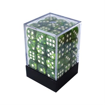 Dice Set 36 pcs. D6 Green Pearlescent 12 mm