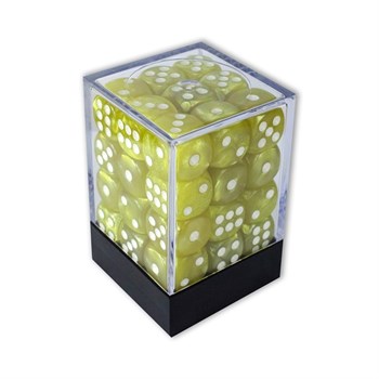 Dice Set 36 pcs. D6 Yellow Pearlescent 12 mm