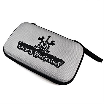 OW Tool Case — Silver (Dark Zipper & Lettering)